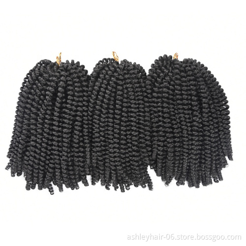 Wig industry with supply source spot wholesale spring twist can wear self-made African  Synthetic fiber hair
